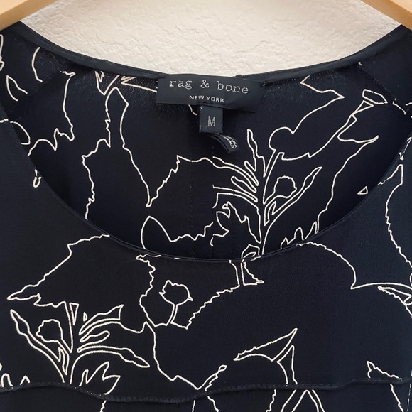 ☀️SALE☀️ RAG & BONE Patricia 100% Silk Sleeveless Tunic Top - Picture 2 of 7